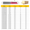 Tideway Router Bit TCT Carbide Milling Cutter 2 Flute Straight Bit For Wood 1/2 1/4 " Router Bits Wood cutting tools
