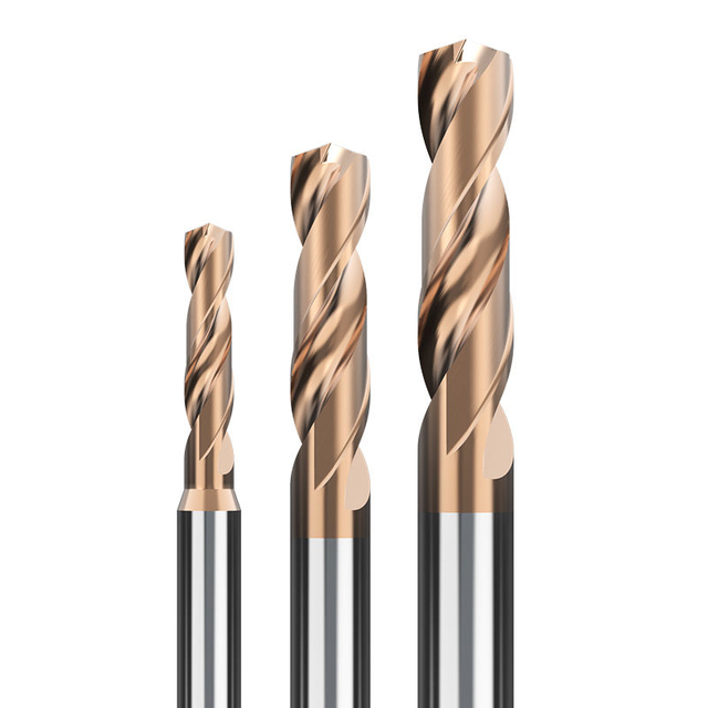 Huhao Super Hard HRC60 Solid Carbide Twists Drill Bit Tungsten steel drill fixed handle coated 4MM shank Metal drill