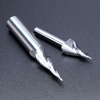 HUHAO spiral engraving letter router bit acrylic milling cutter tungsten steel acrylic engraving router bits for mini letters