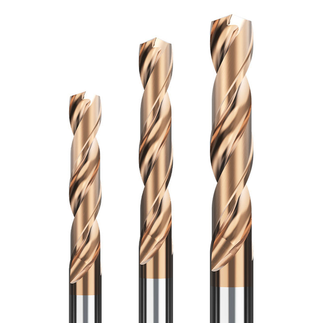 Huhao Extend Super Hard HRC60 Solid Carbide Twists Drill Bit Tungsten steel drill fixed handle coated 4MM shank Metal drill HBLG