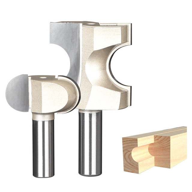 Tideway Router Bits For Wood Woodworking Tool Semicircle Mortise Stitching Knife Floor T mortis Round CNC Tenon Cutter