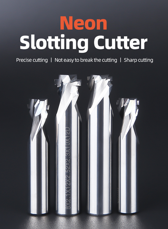 Huhao Custom Led Neon Sign Acrylic Board Carving Cutter Depth 10mm 12mm Neon Strip CNC Solid Carbide End Mills