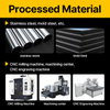 Huhao Super Hard HRC60 Solid Carbide Twists Drill Bit Tungsten steel drill fixed handle coated 4MM shank Metal drill