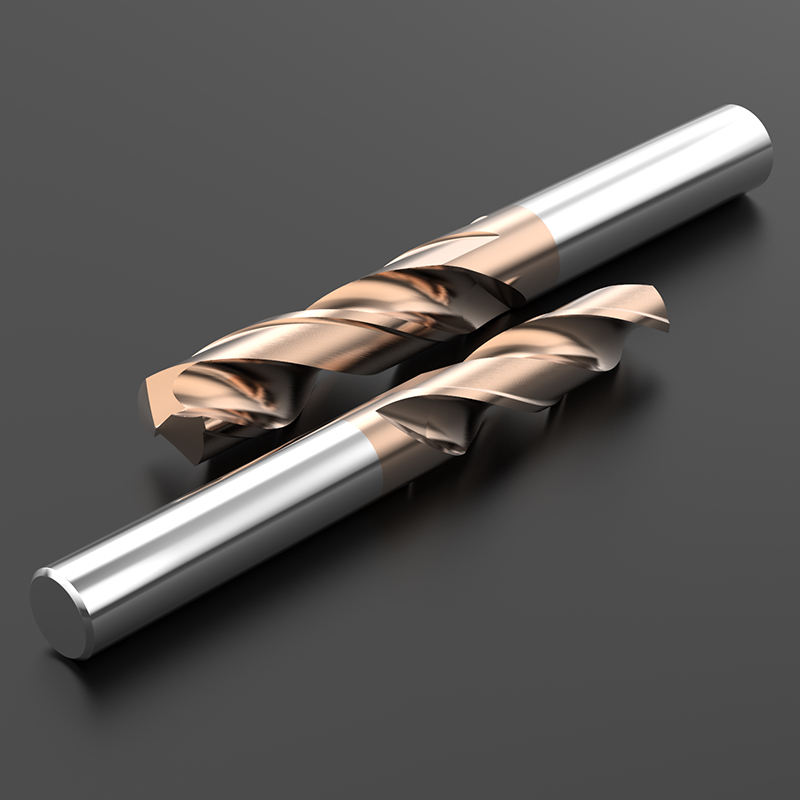 Huhao Super Hard HRC60 Solid Carbide Twists Drill Bit Tungsten steel drill fixed handle coated 4MM shank Metal drill