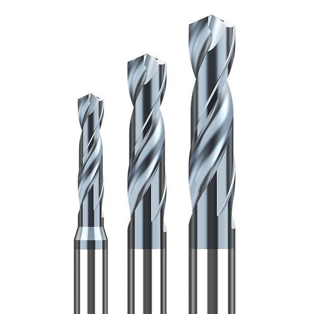 Huhao Internal Cooling Drill bit with Inner Hole Solid carbide Coated Drill Tool HRC60 for Drill Stainless Steel Metal HSH300