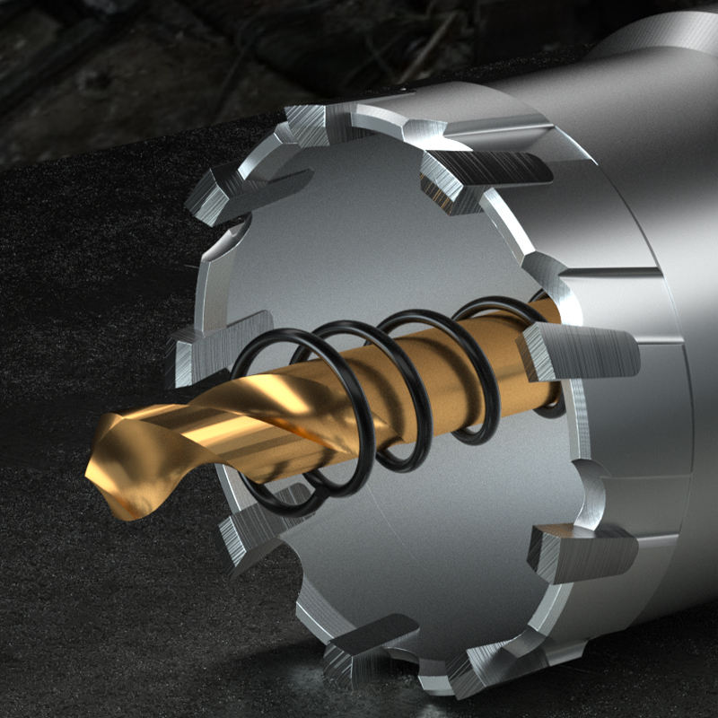 HUHAO 12-200mm saw diameter metal hole saw 25mm width drill hole bits for handle drill drill hole machine