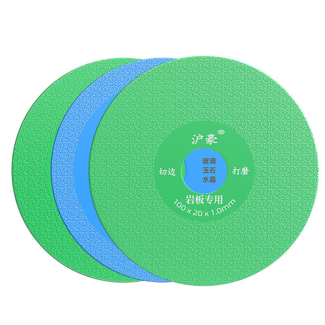 HUHAO 100mm Abrasive Grinder Disc Cutting glass saw blade Wheel disco for glass/jade/crystal