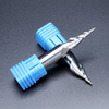 HUHAO spiral engraving letter router bit acrylic milling cutter tungsten steel acrylic engraving router bits for mini letters
