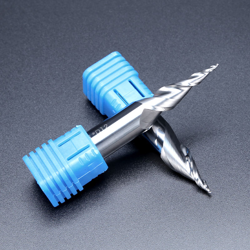 HUHAO spiral engraving letter router bit acrylic milling cutter tungsten steel acrylic engraving router bits for mini letters