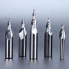 HUHAO spiral engraving letter router bit acrylic milling cutter tungsten steel acrylic engraving router bits for mini letters