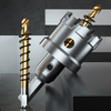 HUHAO 12-200mm saw diameter metal hole saw 25mm width drill hole bits for handle drill drill hole machine