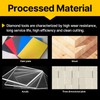 HUHAO 12.7mm PCD straight cutter wood router bit acrylic slotting router bits