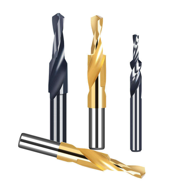 HUHAO Step Drill Sets 3.4-14mm 90/180 Degree Straight Groove Step Drill Bit Titanium Metal Hole Cutter Drilling 21051201