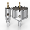 HUHAO 12-200mm saw diameter metal hole saw 25mm width drill hole bits for handle drill drill hole machine