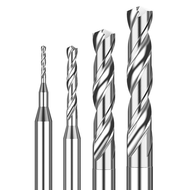 Huhao Extend Solid Carbide Drill Bit Tungsten steel drill fixed 4MM shank Metal Precise drill Twists tool D4 Aluminum HBXA