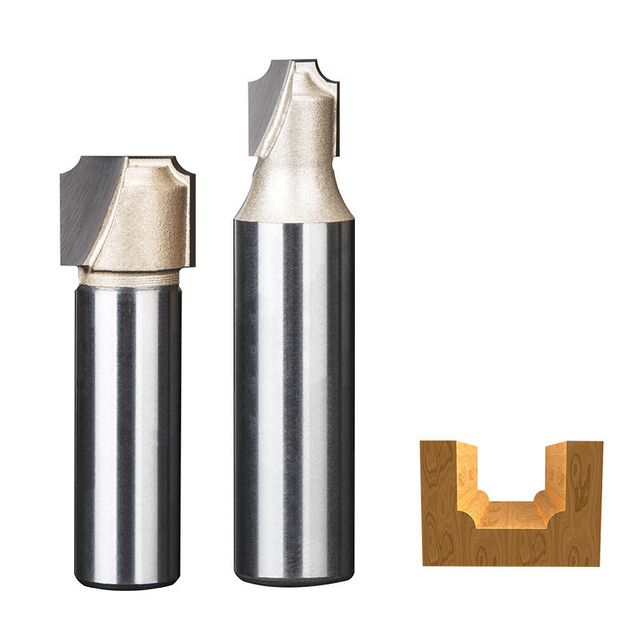 Tideway Woodworking Router Bit ogee groove flat bottom Solid Carbide Cutting Edge 3 Flute Sizing CNC Slotting Cutter End Mill